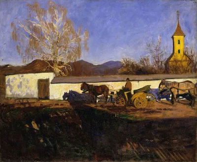 Evening in March by Karoly Ferenczy