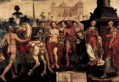 Momus Criticizes the Gods" Creations by Maerten van Heemskerck
