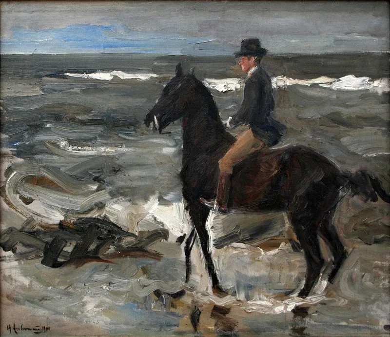 Rider on the Beach by Max Liebermann, 1904