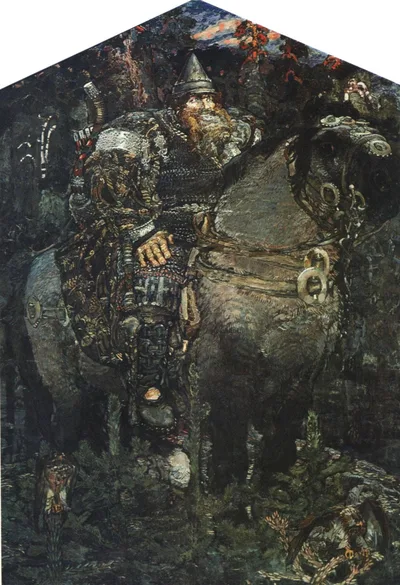 Bogatyr by Mikhail Vrubel