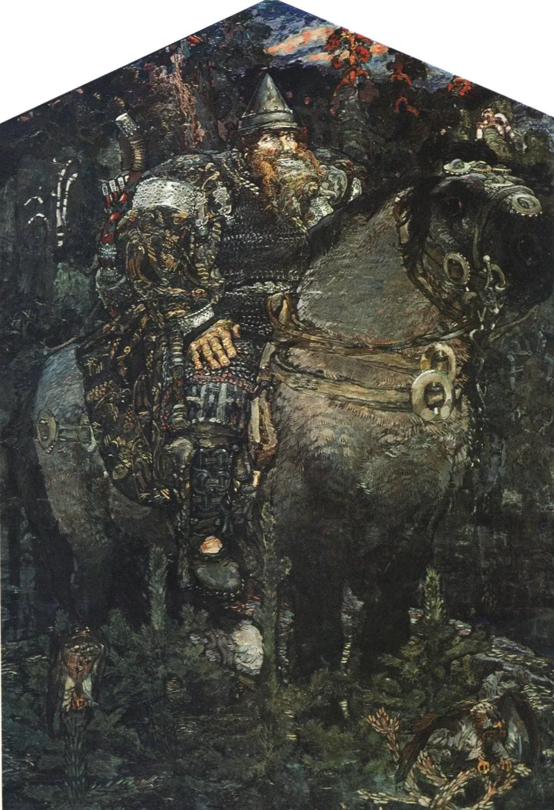 Bogatyr by Mikhail Vrubel, 1898