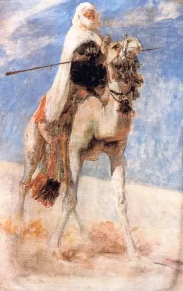 Rider In Mehari by Nasreddine Dinet, 1887