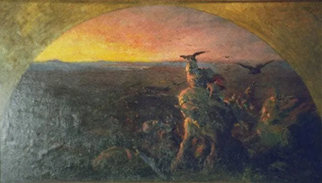 Evening of Kyiv bogatyrs by Nicholas Roerich, 1896