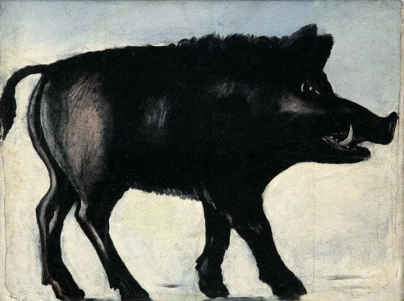 Boar by Niko Pirosmani