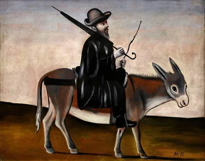 Healer on a Donkey by Niko Pirosmani