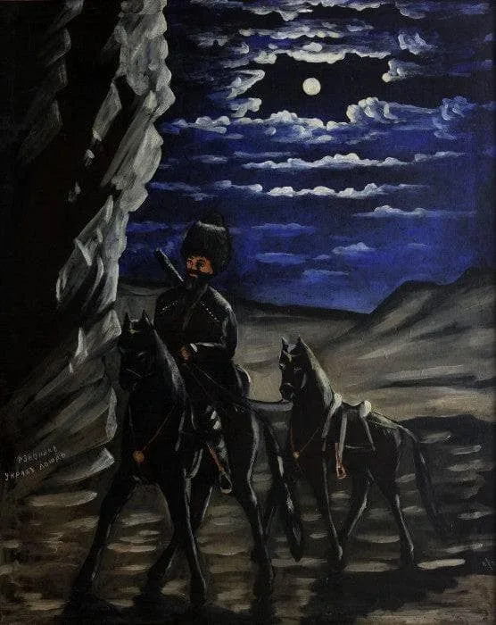 Robber with a Stolen Horse by Niko Pirosmani