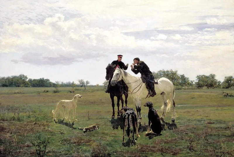 On leave by Nikolai Kuznetsov, 1882