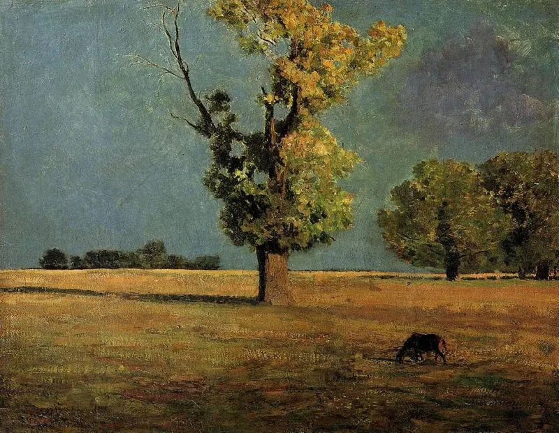 Peyrelebade Landscape by Odilon Redon, 1868