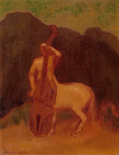 Centaur with Cello by Odilon Redon