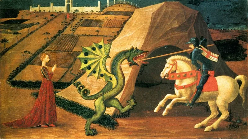 St.George and the Dragon by Paolo Uccello