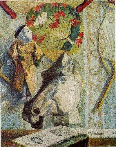 Still life with horse’s head by Paul Gauguin