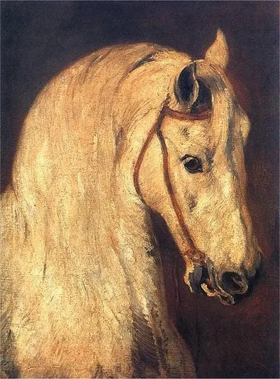Studium of Horse Head by Piotr Michałowski