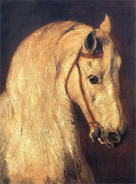 Studium of Horse Head by Piotr Michałowski, 1846