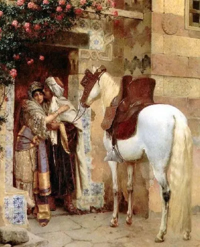 The Lovers by Rudolf Ernst
