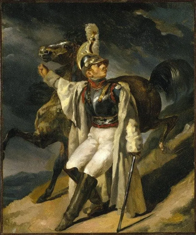 The Wounded Cuirassier by Théodore Géricault, 1814