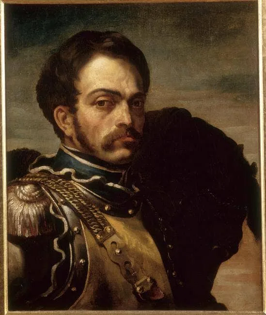 Portrait of a Carabinier by Théodore Géricault, 1814
