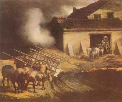 The Plaster Kiln by Théodore Géricault