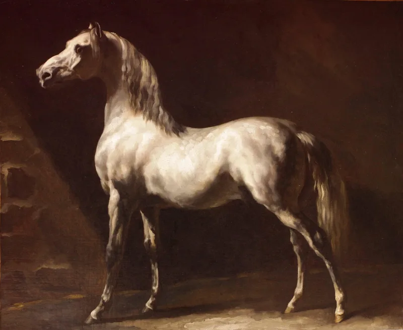Study of a Dapple Grey by Théodore Géricault, 1824