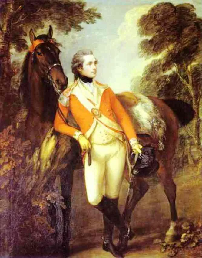 Portrait of John Hayes St. Leger by Thomas Gainsborough, 1782