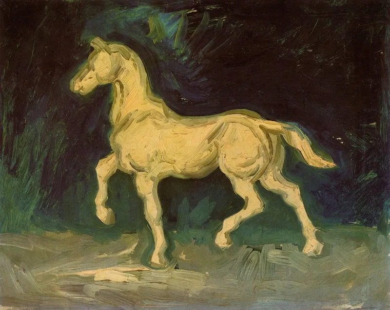 Plaster Statuette of a Horse by Vincent van Gogh, 1886