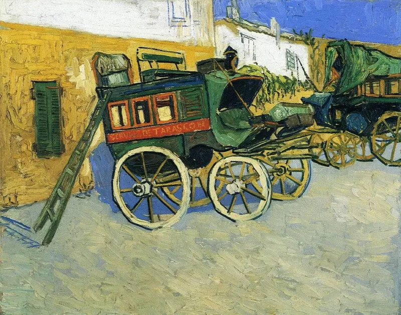 The Tarascon Diligence by Vincent van Gogh, 1888