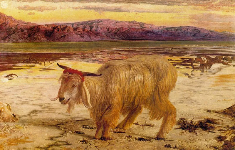The Scapegoat by William Holman Hunt, 1854