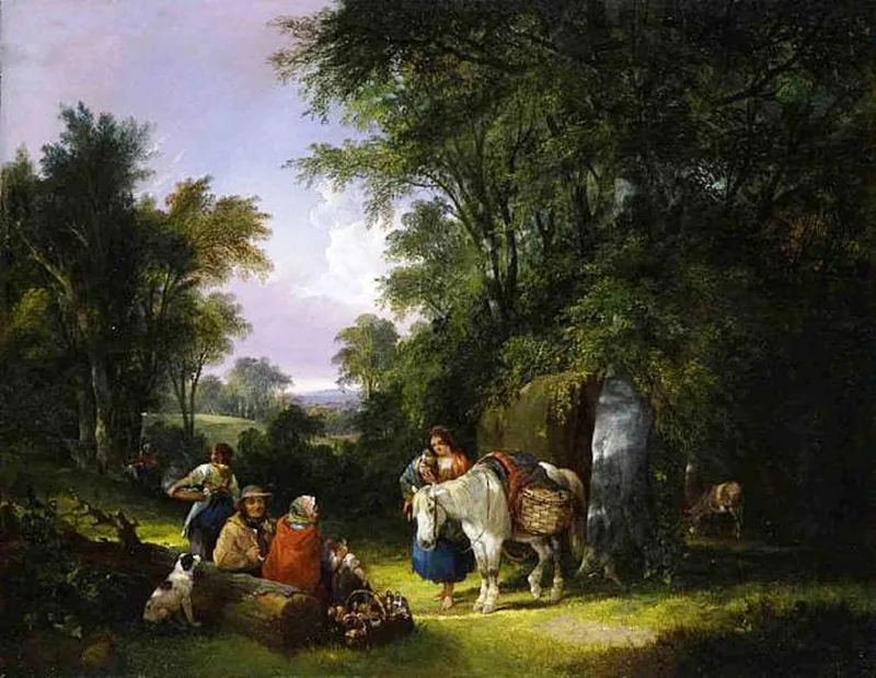 The Midday Rest by William Shayer
