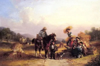 Harvesters Resting by William Shayer