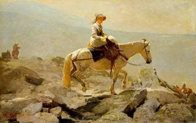 The Bridal Path, White Mountains by Winslow Homer